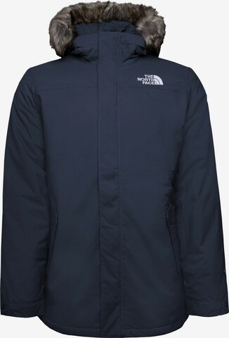 THE NORTH FACE Klasický střih Zimní bunda 'Zaneck' – modrá: přední strana