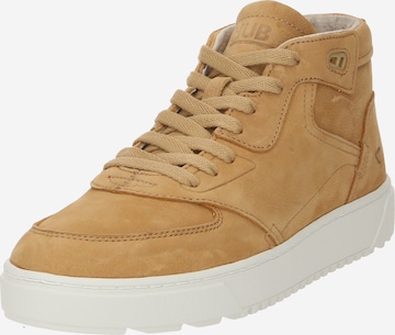 HUB High-Top Sneakers 'Nevada' in Brown: front