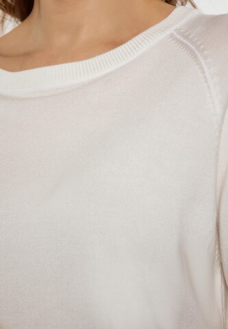 SANIKA Pullover in Weiß