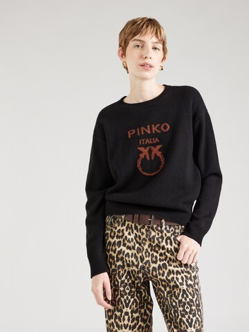 PINKO - Jersey 'BURGOS' en negro: frente