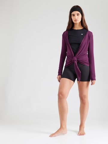 CURARE Yogawear Športový kardigán - Fialová