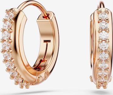 Swarovski Earrings in Pink: front