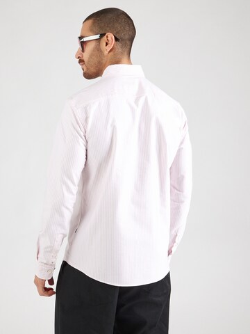 BOSS Slim fit Button Up Shirt 'H-ROAN-BD-E-C1-243' in Pink