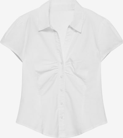 Pull&Bear Pusero koossa XS värissä valkoinen, Tuotenäkymä
