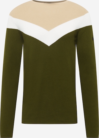 Pullover 'RÜDIGER' di Key Largo in verde: frontale