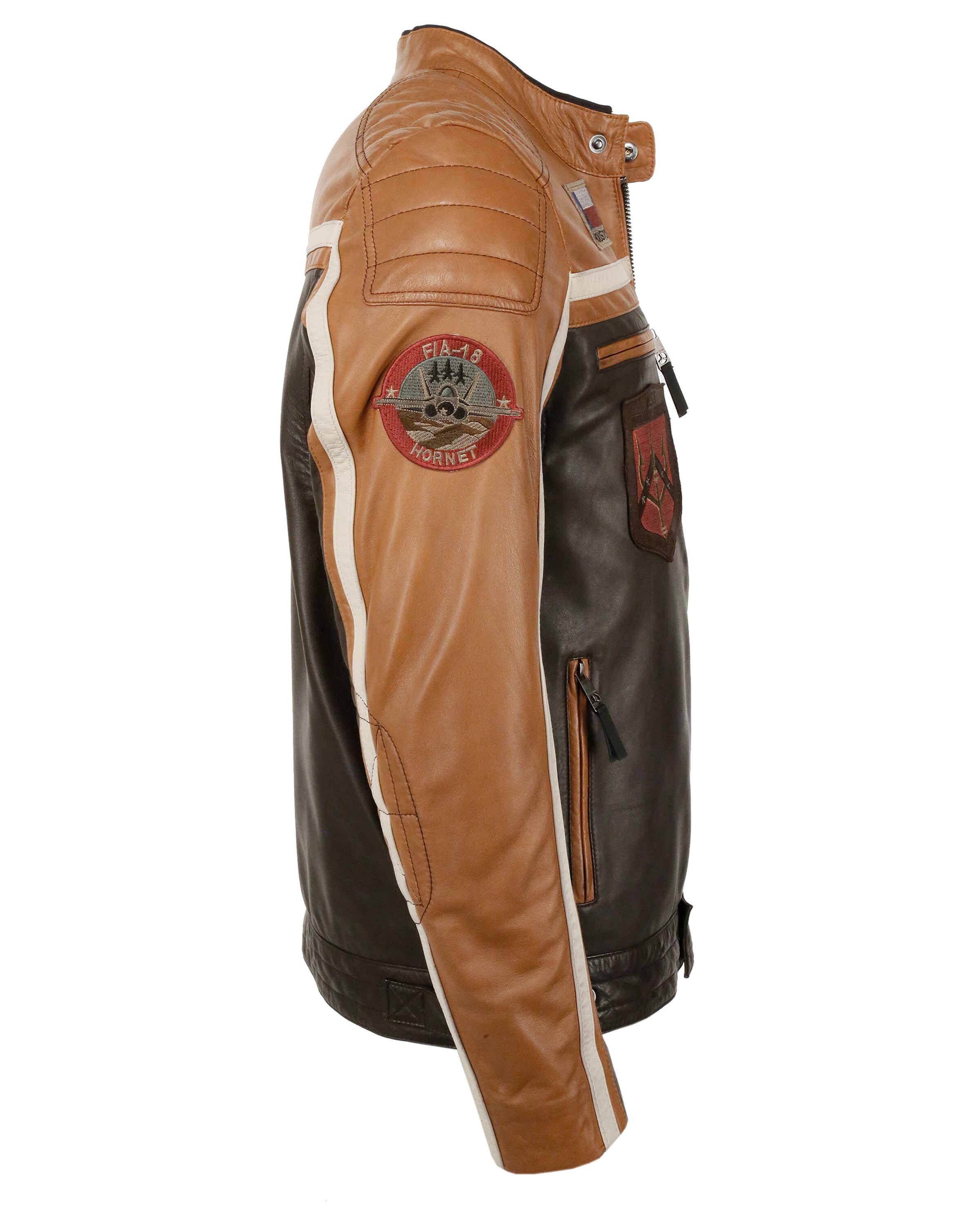 TOP GUN Between-Season Jacket in Brown