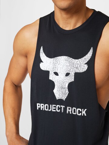 UNDER ARMOUR Toiminnallinen paita 'PROJECT ROCK BRAHMA BULL' värissä musta