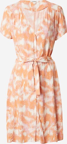 SOAKED IN LUXURY - Vestido camisero 'Dusine' en naranja: frente