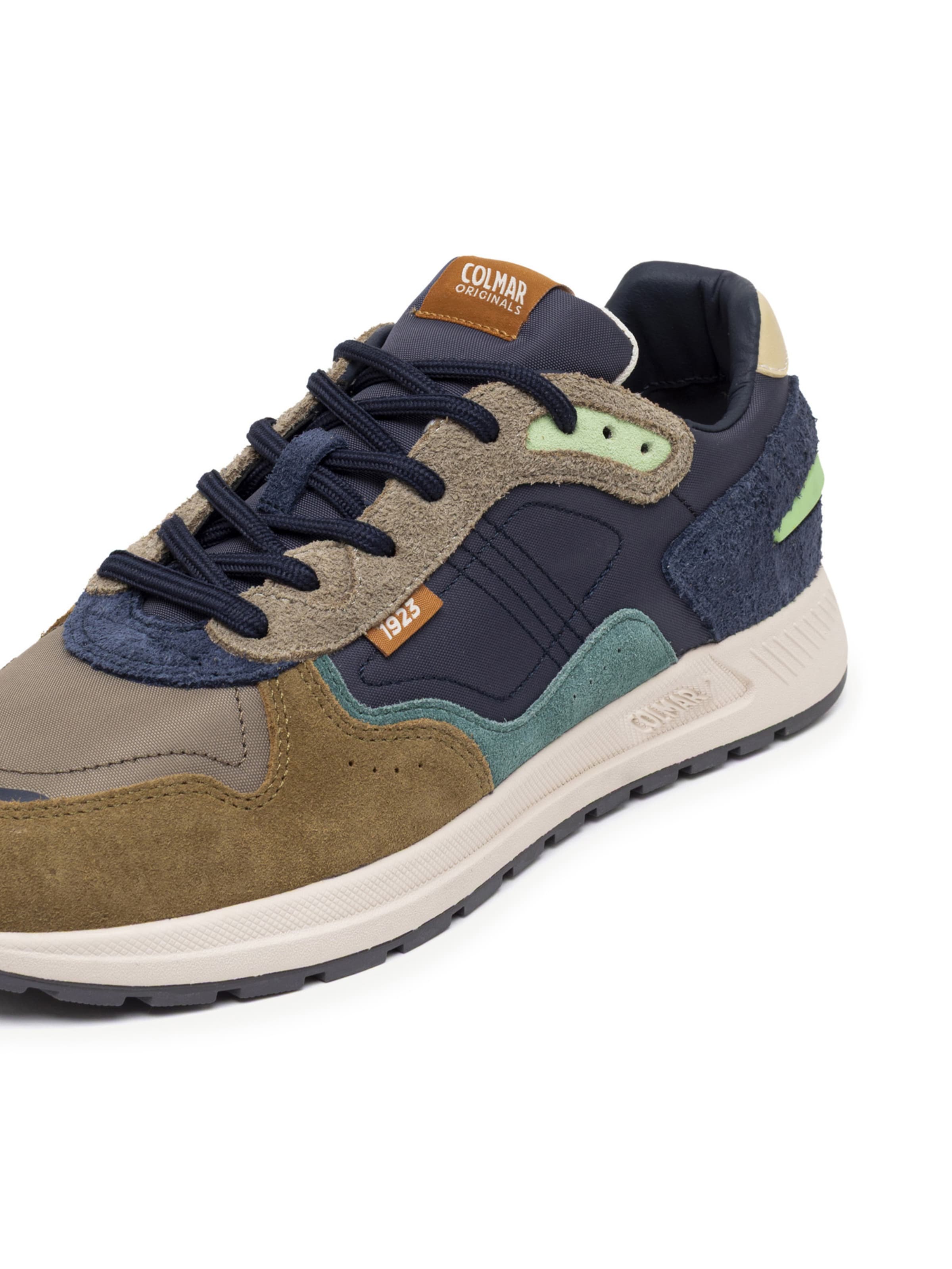 Colmar Platform trainers 'Logan Effect' in Blue: front