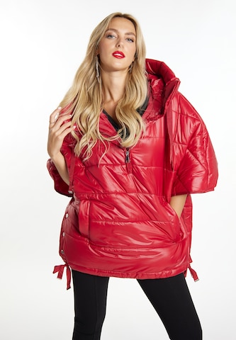 faina Between-season jacket in Red: front