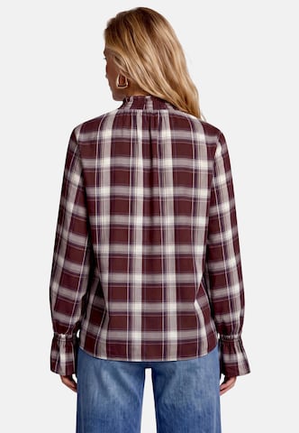 zero Bluse in Braun