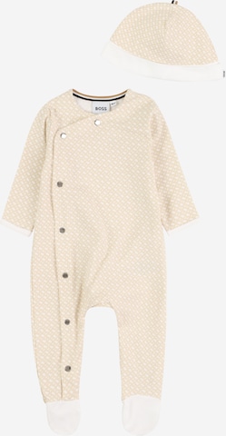 BOSS Kidswear Set i beige: framsida