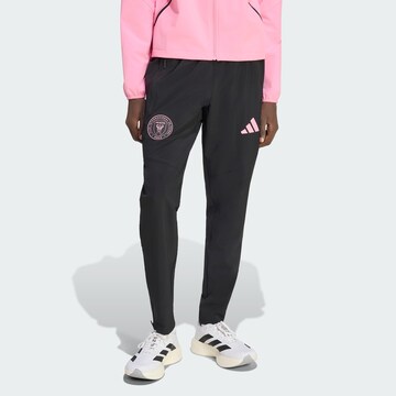 ADIDAS PERFORMANCE Regular Sportbroek 'Inter Miami CF Tiro' in Zwart: voorkant