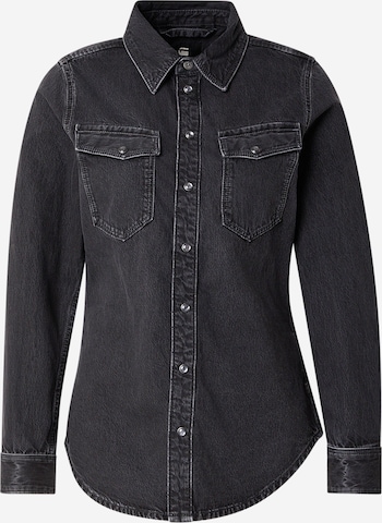 G-STARBluza - crna boja: prednji dio