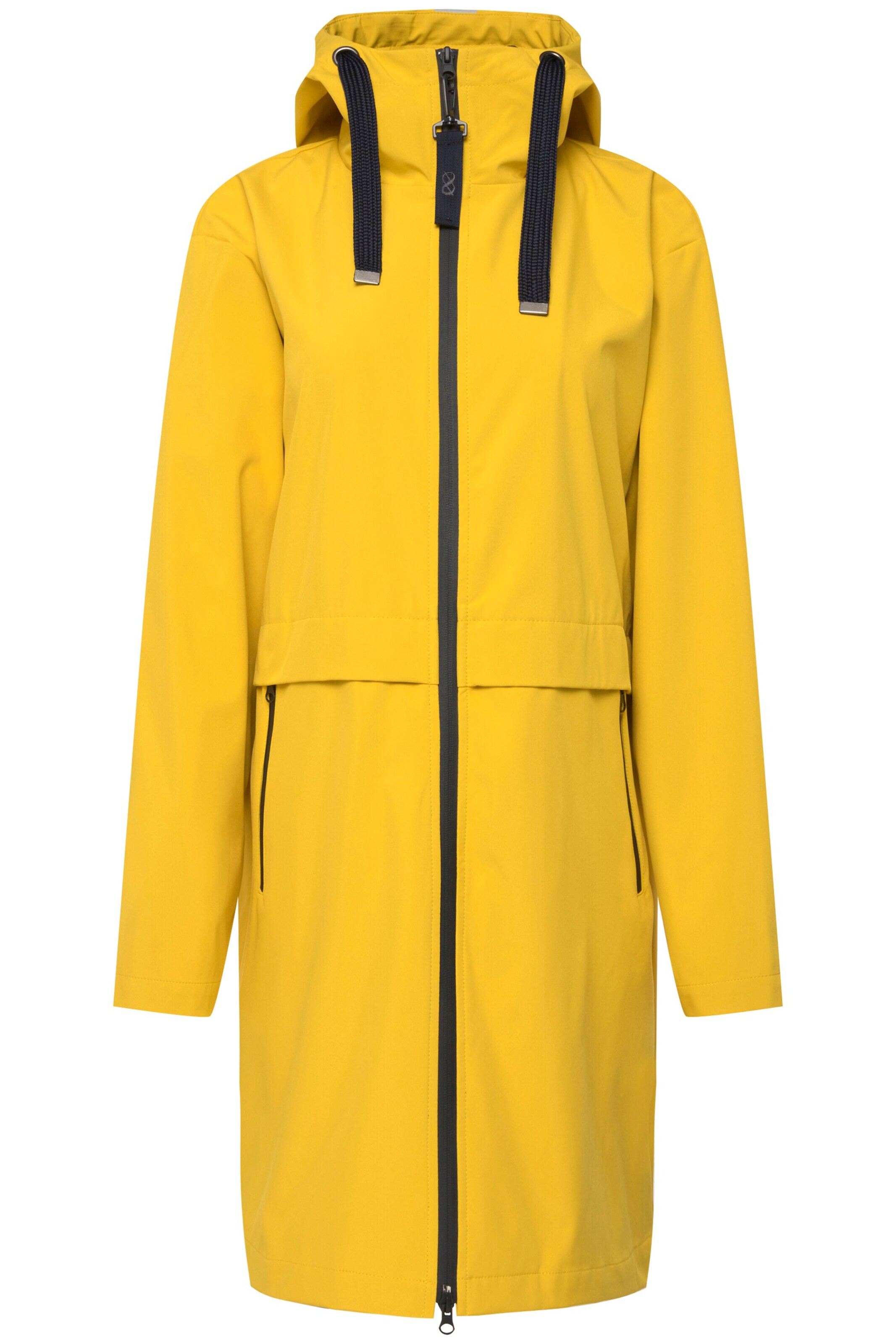 LAURASØN Functionele jas in Geel: voorkant