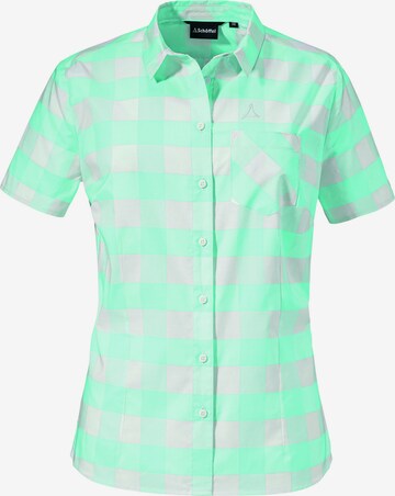 Schöffel Funktionsbluse 'Moraans' in Grün: Vorderseite