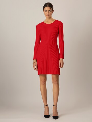 APART Knitted dress in Red