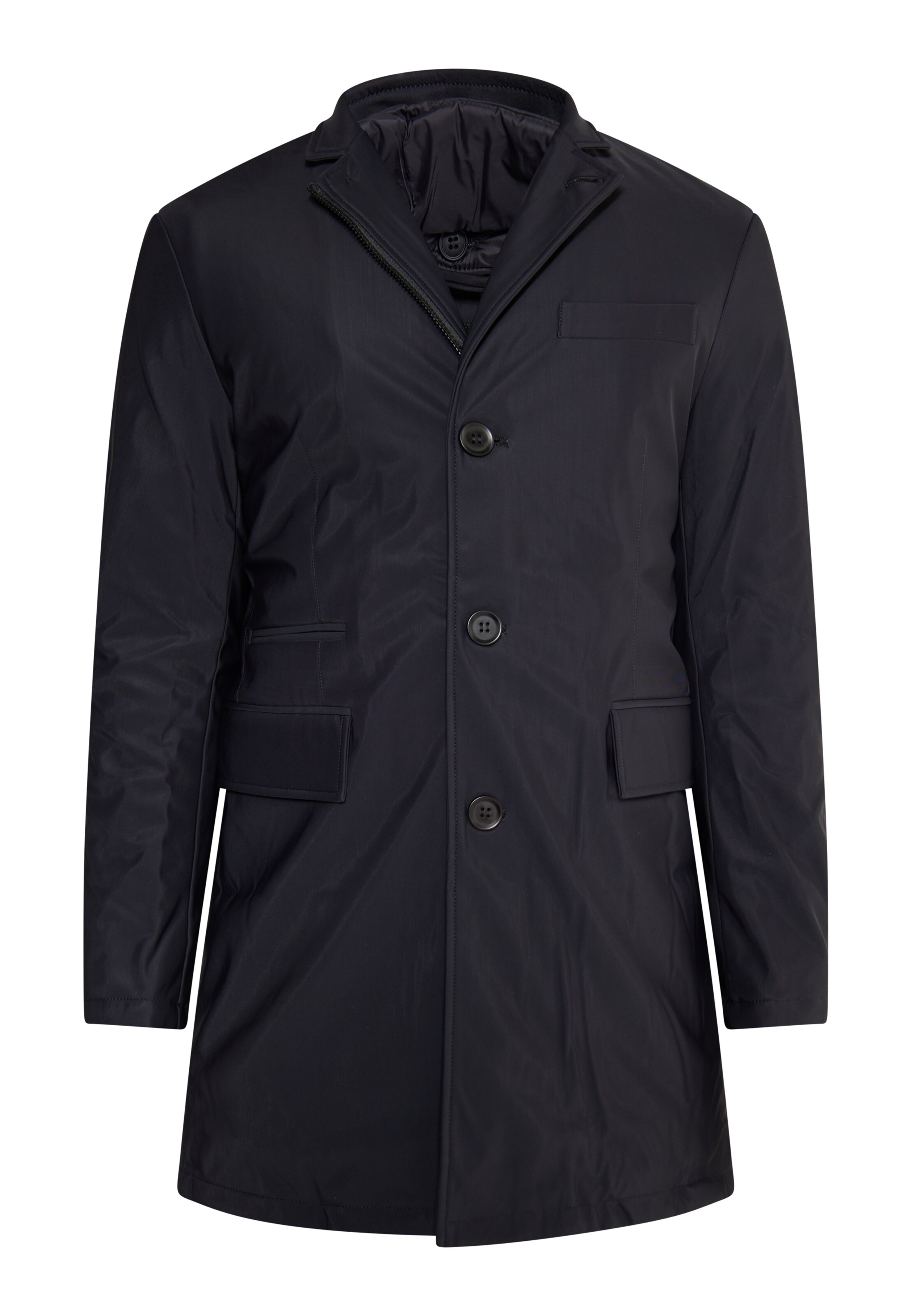 ICEBOUND Välikausitakki värissä musta: etupuoli