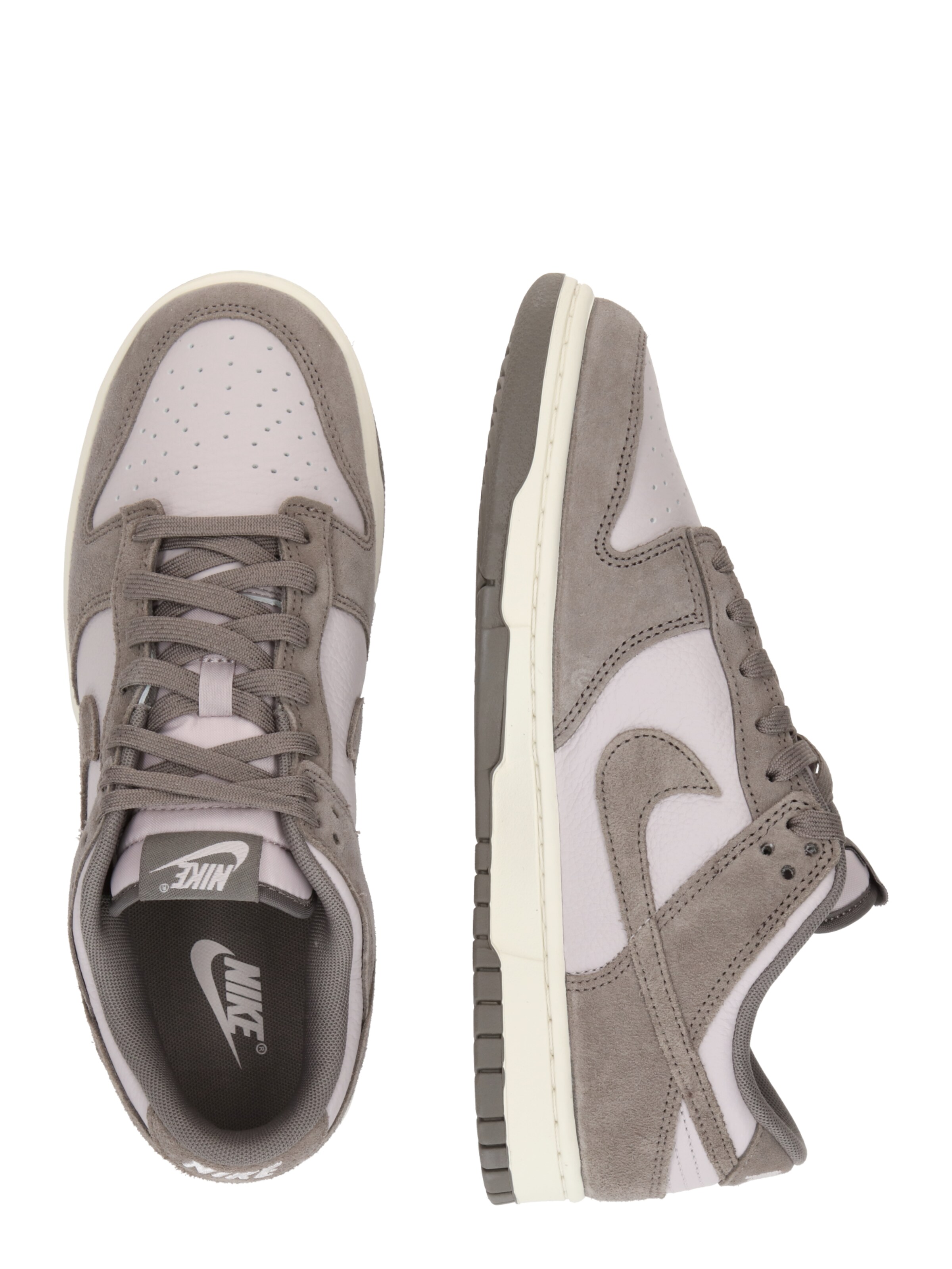 Nike Sportswear Trampki niskie 'DUNK' w kolorze srebrny