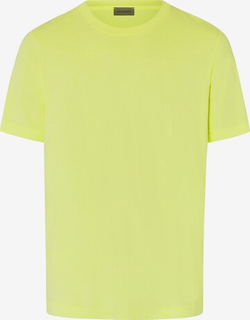 T-Shirt Hanro en jaune : devant