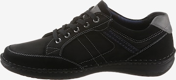 JOSEF SEIBEL Athletic Lace-Up Shoes 'Anvers' in Black