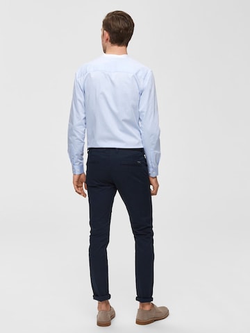 Slimfit Pantaloni eleganți 'SHHYARD SLIM FIT' de la SELECTED HOMME pe albastru