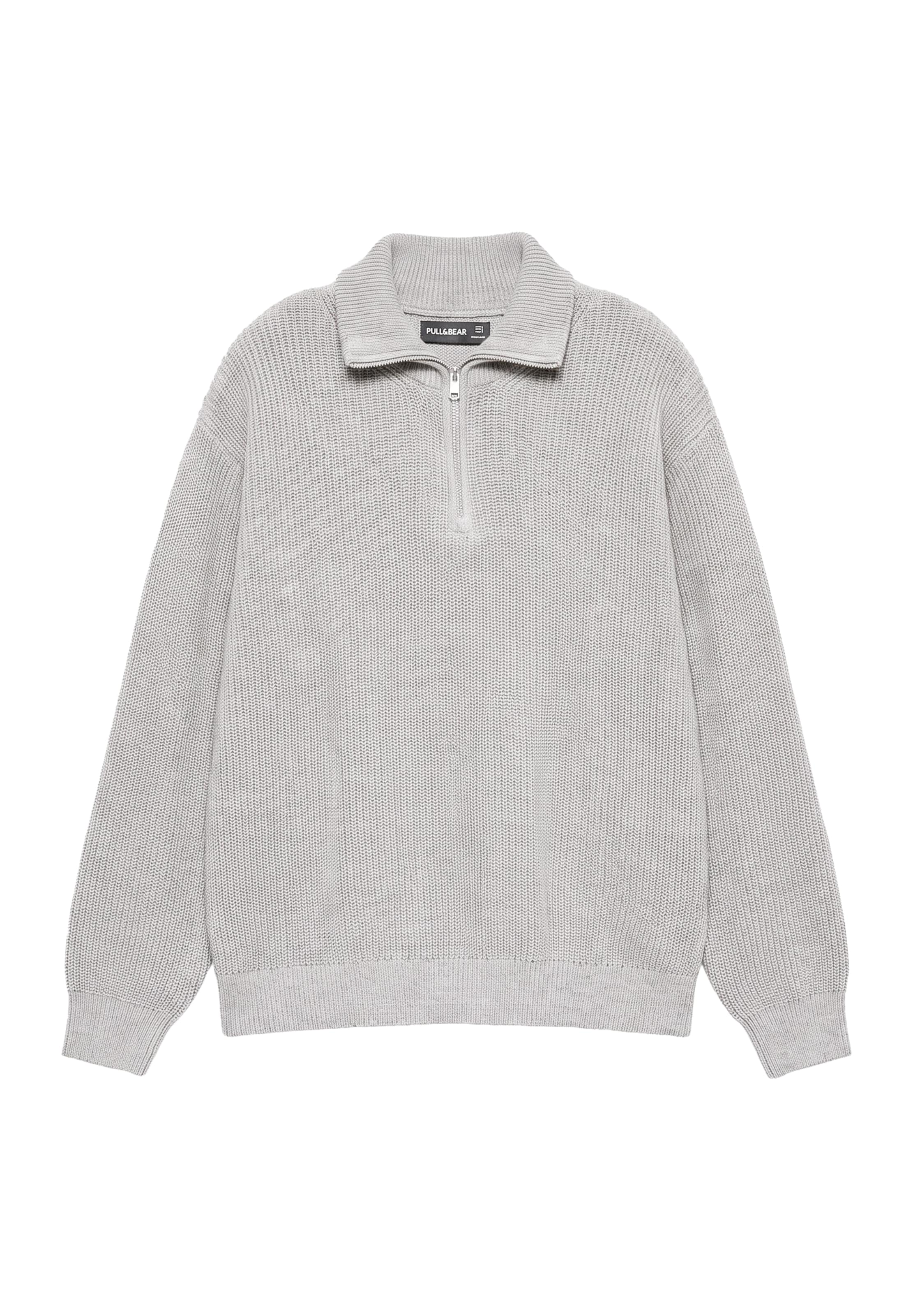 Pull&Bear Sweater in Grey: front