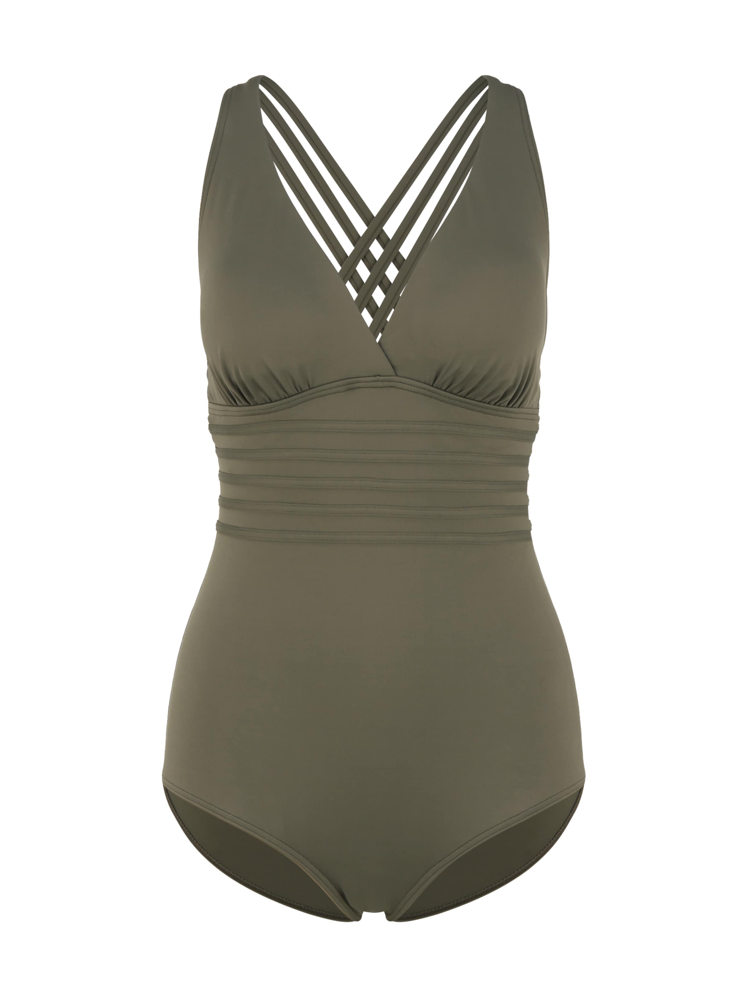 Maillot de bain LASCANA en vert : devant