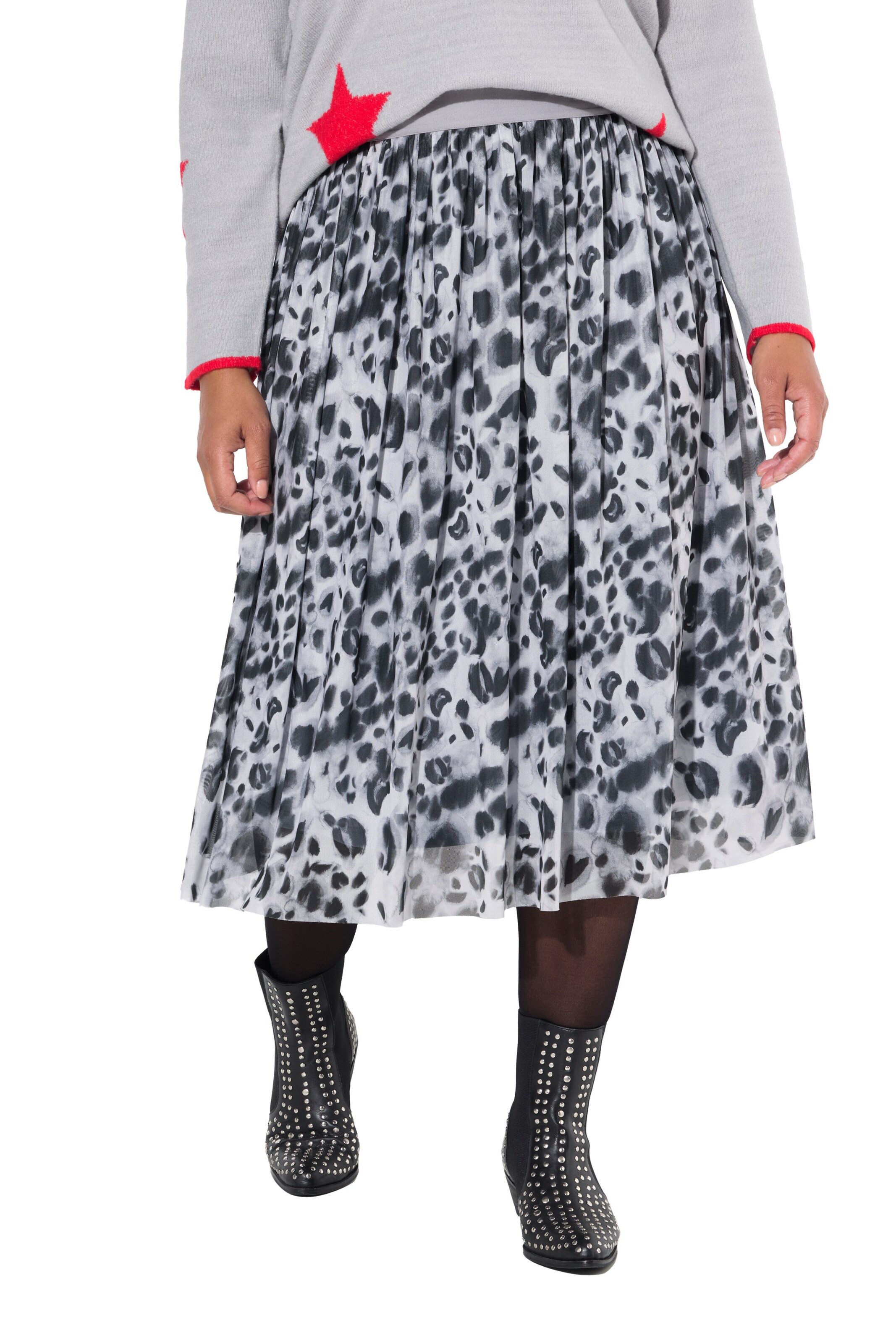 Angel of Style Rok in Grijs: voorkant