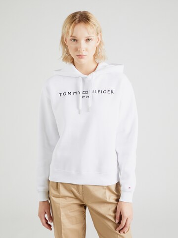 TOMMY HILFIGER Μπλούζα φούτερ σε λευκό: μπροστά