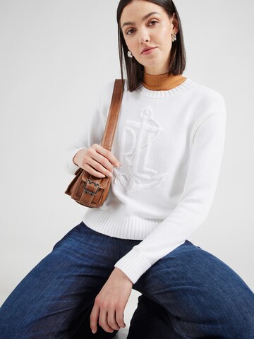 Pullover 'RIEDNEE' di Lauren Ralph Lauren in bianco: frontale