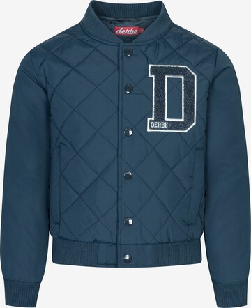 Derbe Between-Season Jacket 'Quiltby' in Blue: front