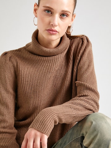 VILA Sweater 'Lou' in Brown