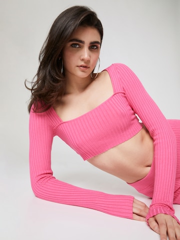 LENI KLUM x ABOUT YOU Sweater 'Salma' in Pink