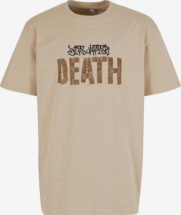 MT Upscale Shirt 'Life After Death' in Beige: Vorderseite
