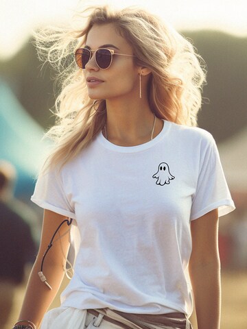 MAKAYA Shirt 'Ghost' in White