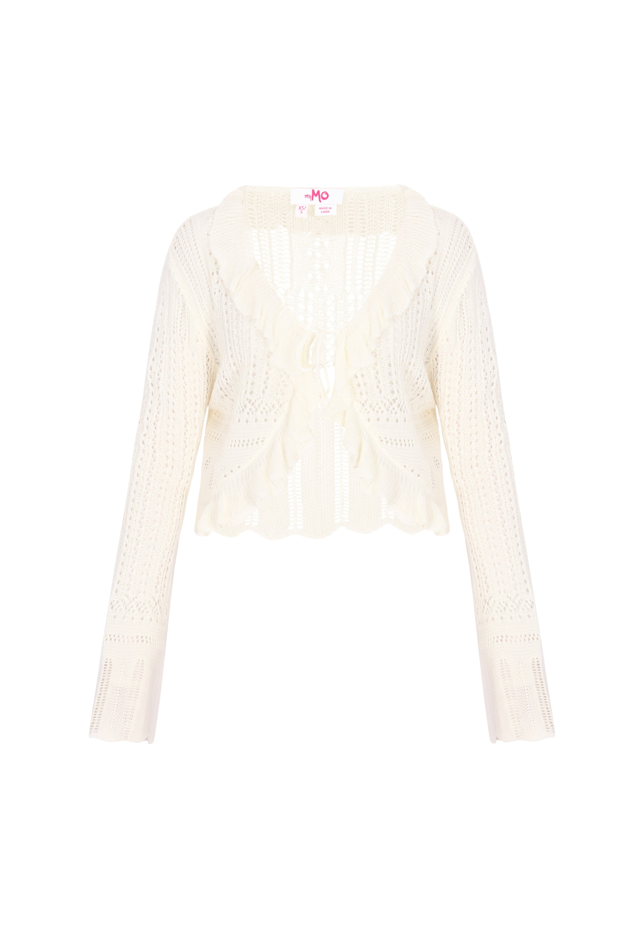 MYMO - Cárdigan en blanco: frente