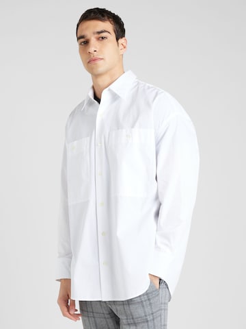 Studio Seidensticker Comfort fit Overhemd 'Studio' in Wit: voorkant