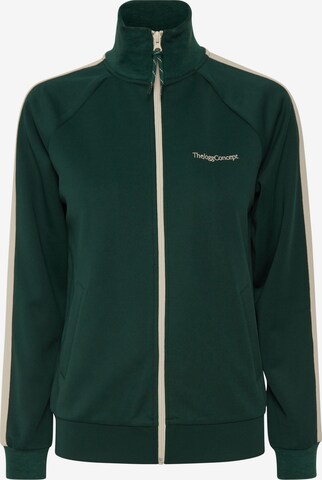 The Jogg Concept Zip-Up Hoodie 'SIMA' in Green: front