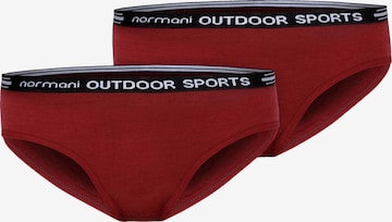 Sous-vêtements de sport 'Albury' normani en rouge : devant