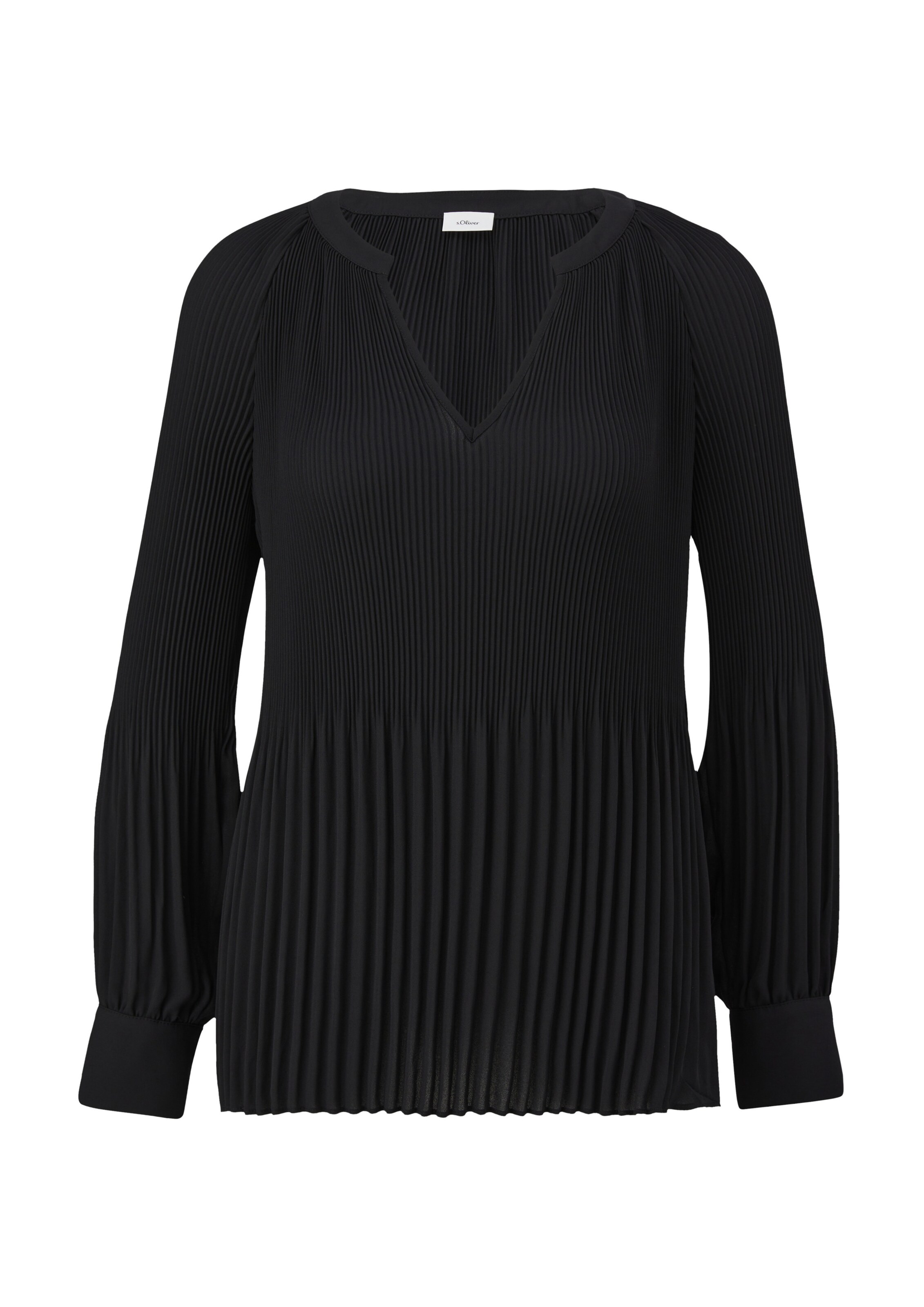 s.Oliver BLACK LABEL Bluse in Schwarz: Vorderseite