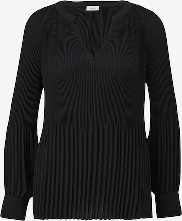 Chemisier s.Oliver BLACK LABEL en noir : devant