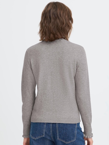 Oxmo - Casaco de malha ' OXBMMNERA CARDIGAN ' em cinzento