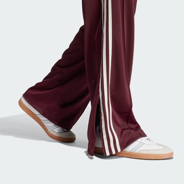 Wide Leg Pantalon de sport 'Adicolor Classic Firebird' ADIDAS ORIGINALS en rouge
