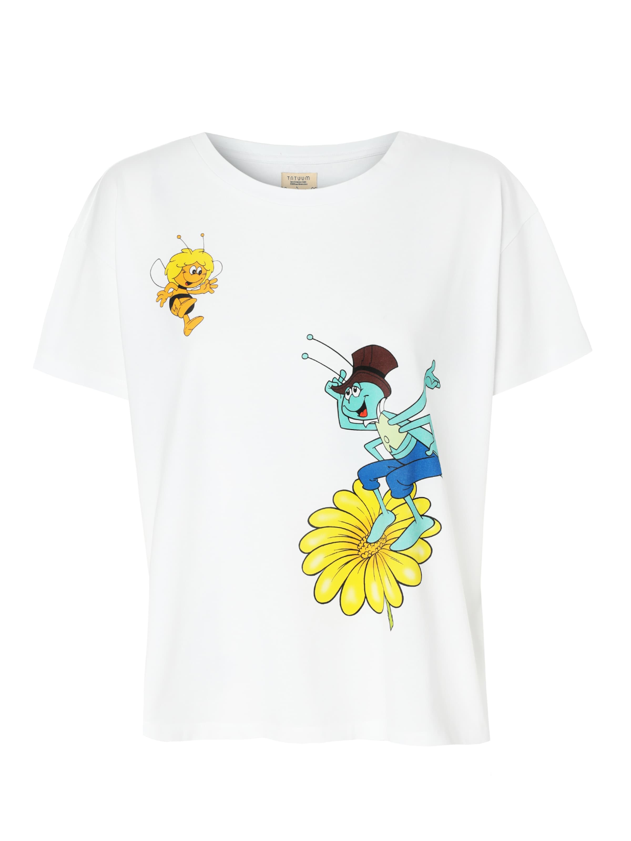 T-shirt 'Carla 1' TATUUM en blanc : devant