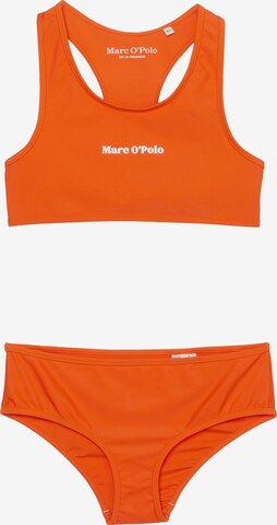 Marc O'Polo Bustier Bikini in Oranje: voorkant