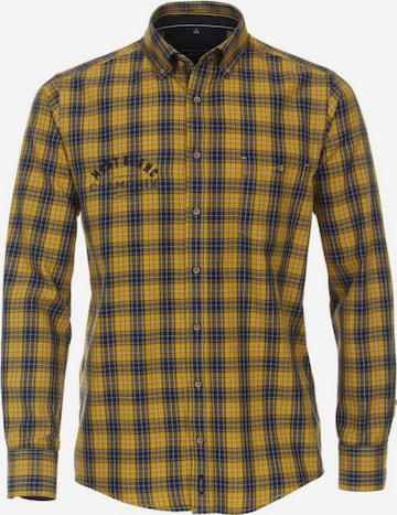 VENTI Regular fit Overhemd in Geel: voorkant