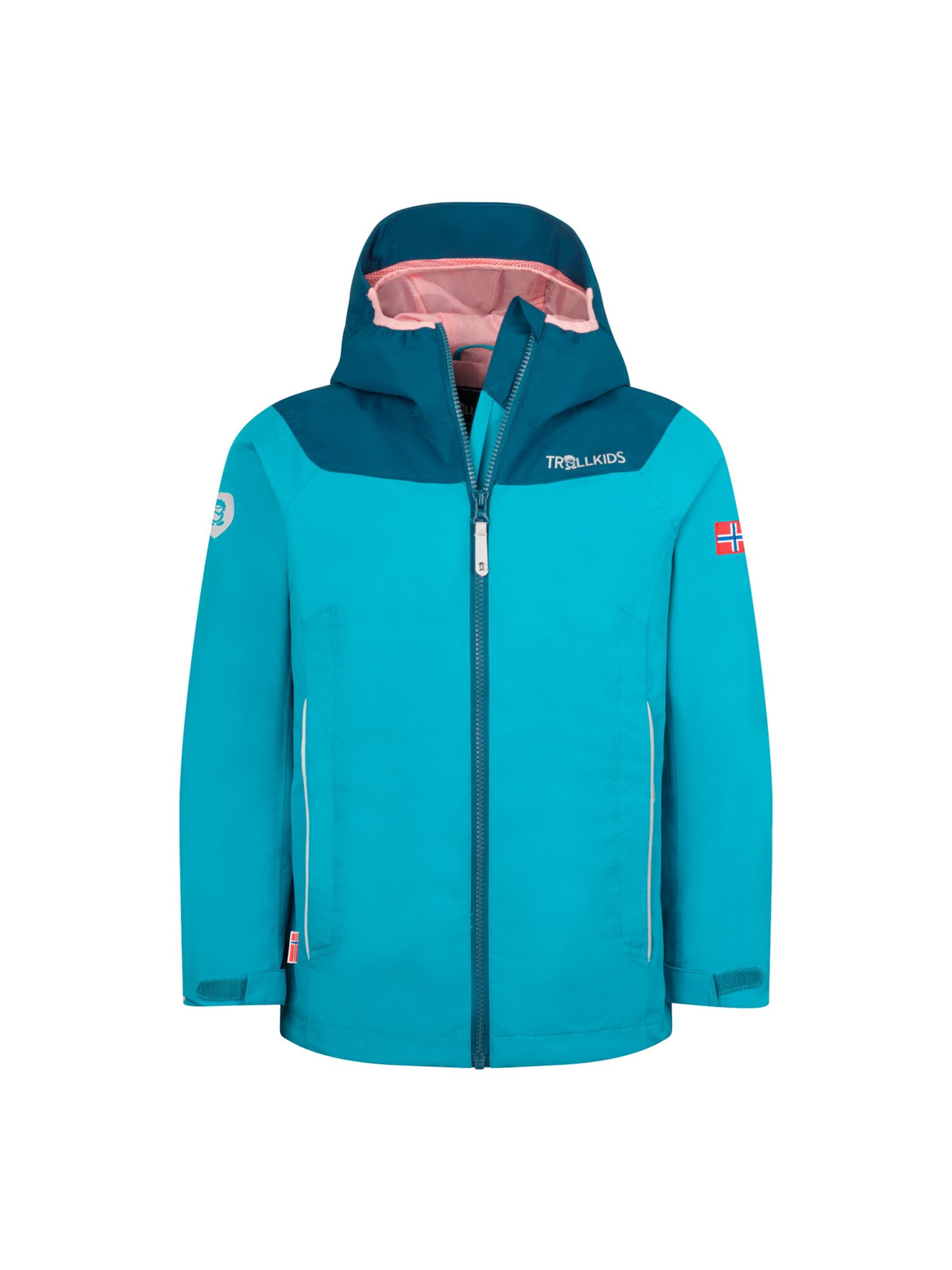 TROLLKIDS Outdoor jacket in Blue: front