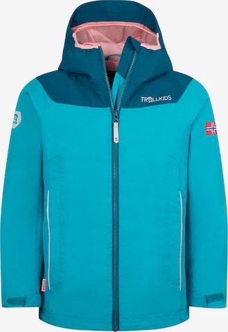 TROLLKIDS Outdoor jacket in Blue: front