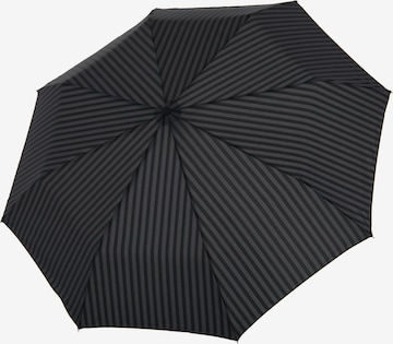 Doppler Manufaktur Umbrella in Black: front